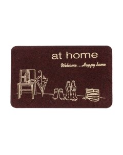 Коврик грязезащитный ComeForte Велюр Уютный дом 50x80 Comeforte