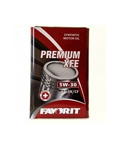 Моторное масло Favorit Premium XFE 5W30 API SN/CF Metal / 54448