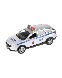 Автомобиль игрушечный Технопарк Lada Vesta SW Cross Полиция / VESTA-CROSS-P-SL