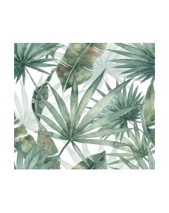 Фотообои листовые Vimala Листья акварель 2