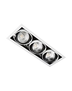 Точечный светильник Ambrella T813 BK/CH 3*12W 4200K