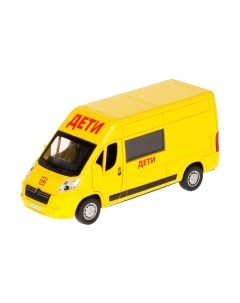 Автомобиль игрушечный Технопарк Citroen Jumper Дети / JUMPER-14CHI-YE