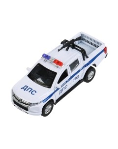 Автомобиль игрушечный Технопарк Mitsubishi L200 Pickup Полиция / L200-12POL-ARMWH
