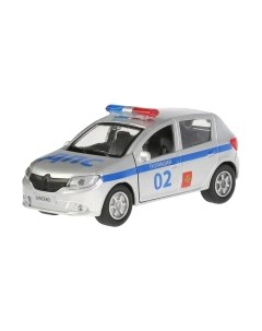 Автомобиль игрушечный Технопарк Renault Sandero Полиция / SB-17-61-RS(P)-WB