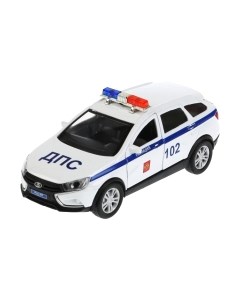 Автомобиль игрушечный Технопарк Lada Vesta SW Cross. Полиция / VESTACROSS-12POL-WH