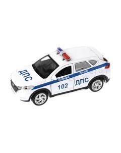Автомобиль игрушечный Технопарк Hyundai Tucson Полиция / TUCSON-12POL-WH