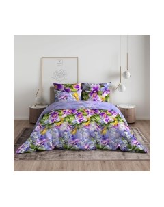 Комплект постельного белья Фиалки 2.0 / 272505 Василиса