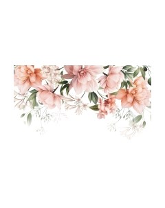 Фотообои листовые Vimala Рисованные цветы 11