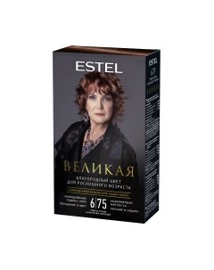 Крем-краска для волос Estel Великая Стойкая для седых волос 6/75