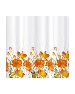 Шторка-занавеска для ванны Tatkraft French Poppies 14046