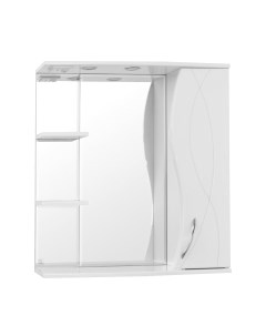 Шкаф с зеркалом для ванной Style Line Амелия 80см Style line