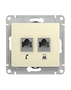 Розетка Systeme (Schneider) Electric Glossa GSL000285 Systeme (schneider) electric