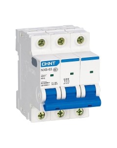 Выключатель автоматический Chint NXB-63S 3P 16A 4.5кА C / 296827