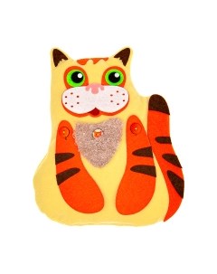 Развивающая игра Smile Decor Кот Кузя. Подушка-игрушка / Ф708 Smile decor