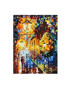 Картина по номерам БЕЛОСНЕЖКА Огни в ночи / 3028-CS Белоснежка