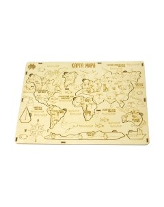 Развивающая игра Грай Сортер-раскраска Карта мира / 2004
