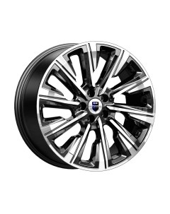 Литой диск Галего 19x7.5" 5x114.3мм DIA 67.1мм ET 49мм Алмаз черный K&k