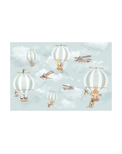 Фотообои листовые Vimala Шары и самолеты