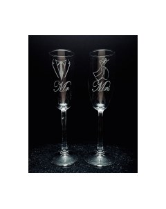 Набор бокалов Mr/Mrs / KS010 Truelaser