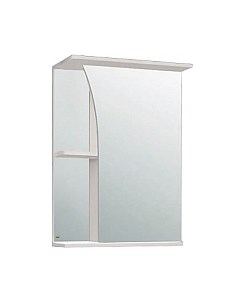 Шкаф с зеркалом для ванной Vako Виола 50 L / 10356