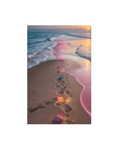 Картина Stamion Розовый пляж