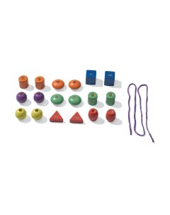 Развивающий игровой набор Учим нанизывать бусинки / 14808 Ses creative