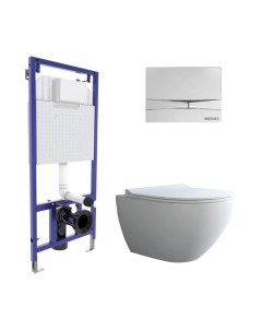 Унитаз подвесной с инсталляцией Berges Novum / 043269