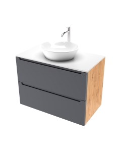 Тумба под умывальник ЗОВ Дион 90 / D90LHO0M7015МKV5-KP13W Зов