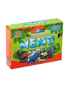 Настольная игра АльфаТойс Мемо Диковинные птицы / 11413 Альфатойс