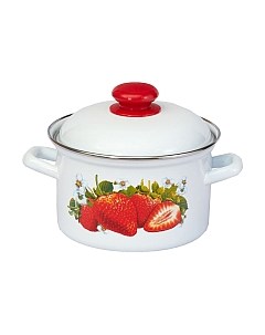 Кастрюля Лысьвенские эмали Сочная клубника С-1610 АП2/4