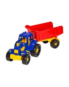 Трактор игрушечный Классический с прицепом Иван / И-2388 Рыжий кот