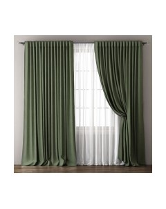 Комплект штор Омма 480x240 с подхватами Pasionaria