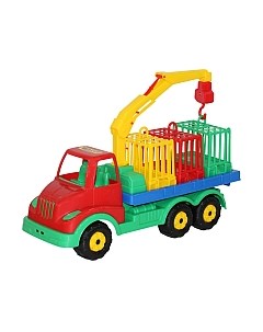 Автомобиль игрушечный Полесье Автомобиль для перевозки зверей Муромец / 44105