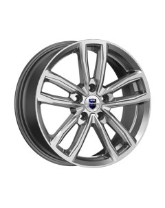 Литой диск Каланг 17x6.5" 5x114.3мм DIA 66.1мм ET 45мм Дарк платинум K&k