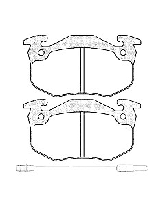 Тормозные колодки AP 05P231 Ap