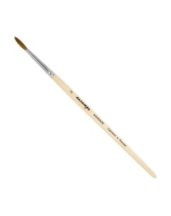 Кисть для рисования ПАЛИТРА Колонок круглая 3 / пЖК1-03.00Б Палитра