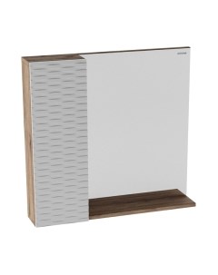Шкаф с зеркалом для ванной Grossman Альба 80 L / 208006