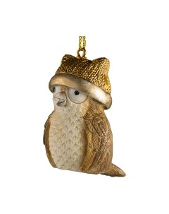 Елочная игрушка Erich Krause Decor. Сова золотая / 56469 Erich krause