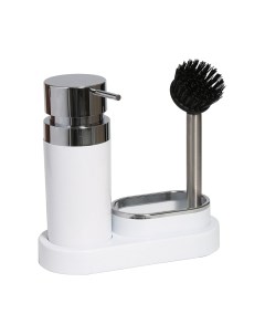 Дозатор моющего средства с подставкой для губки Primanova Polen M-E43-01