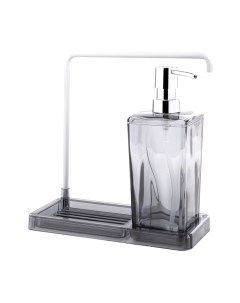 Дозатор моющего средства с подставкой для губки Primanova Luna M-E56-25