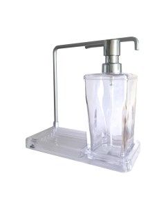 Дозатор моющего средства с подставкой для губки Primanova Luna M-E56-16