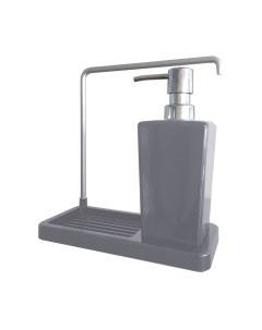 Дозатор моющего средства с подставкой для губки Primanova Luna M-E56-07