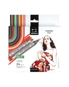 Набор маркеров Малевичъ GrafArt Brush / 190906