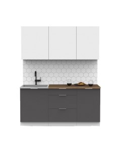 Кухонный гарнитур Интермебель Микс Топ-3 1.7м