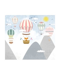 Фотообои листовые Vimala Горы и шары