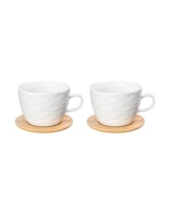 Набор для чая/кофе Elan Gallery Айсберг волны / 540347 Elan gallery