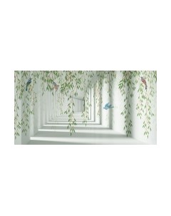 Фотообои листовые Citydecor Flower Tunnel 3D 3