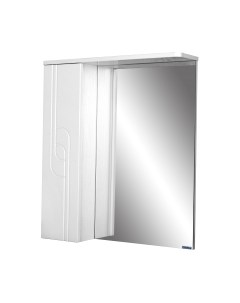 Шкаф с зеркалом для ванной Айсберг Лилия 60