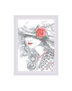 Набор для вышивания Таинственная Роза / 1887 Риолис