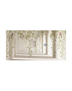 Фотообои листовые Citydecor Flower Tunnel 3D 4